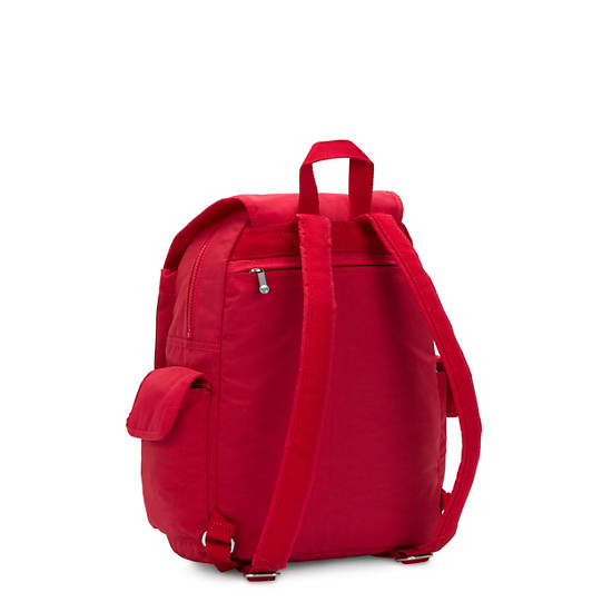 Kipling City Pack Backpacks Red Rouge | AU 1808PJ